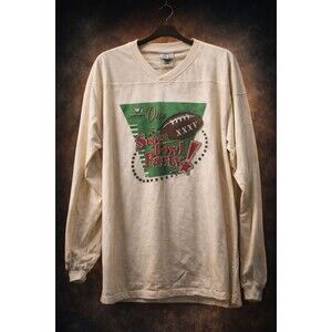 RARE Vtg Caesars Indiana Super Bowl Xxxv Party Tee XL 2001 NFL Promo Jersey